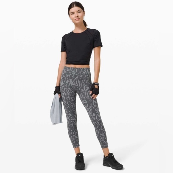 Lululemon Wunder Train High-Rise Tight 25" Print
Heathered PU Black Asphalt Grey - Picture 1 of 6